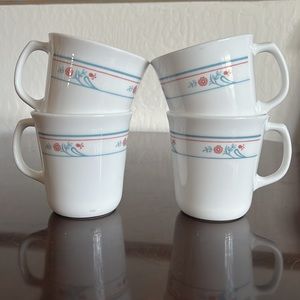 Corning “Princton” 6 Coffee Mugs / Tea Cups